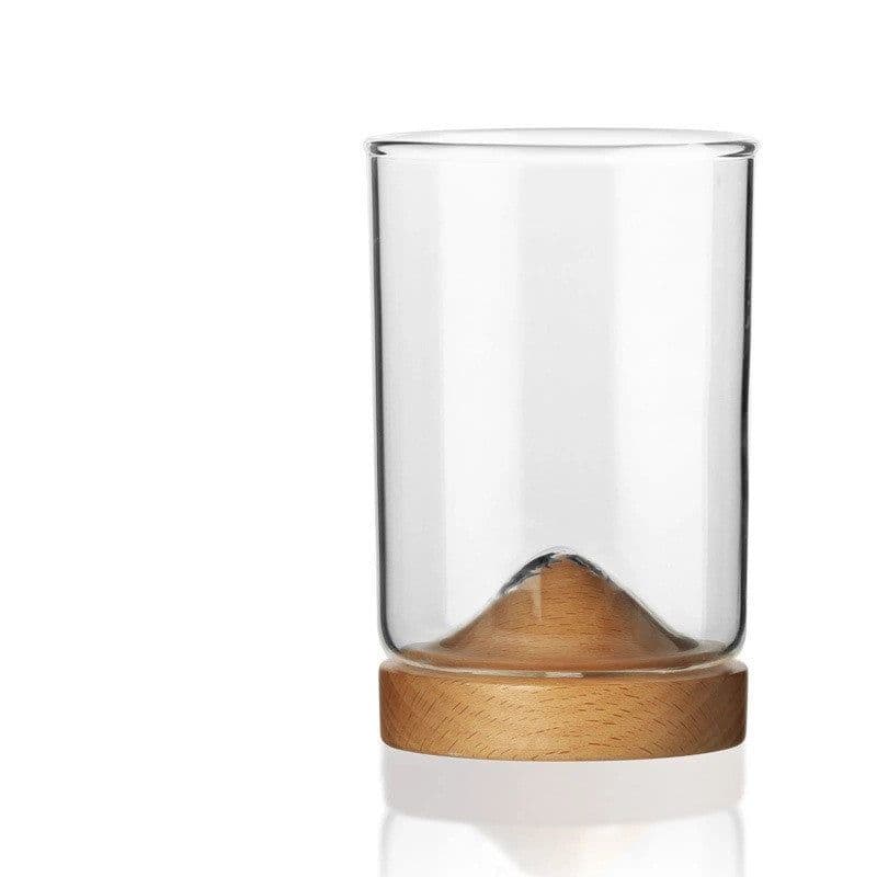 image-High Borosilicate Glass Water Cup Mountain Style Tea Cup