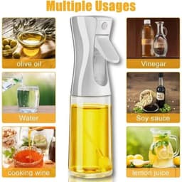 image-Oil Spray for Cooking - Olive Oil Dispenser Bottle Sprayer Mist-Reusable Food Grade Oil Vinegar,Spray Bottle Kitchen Accessories