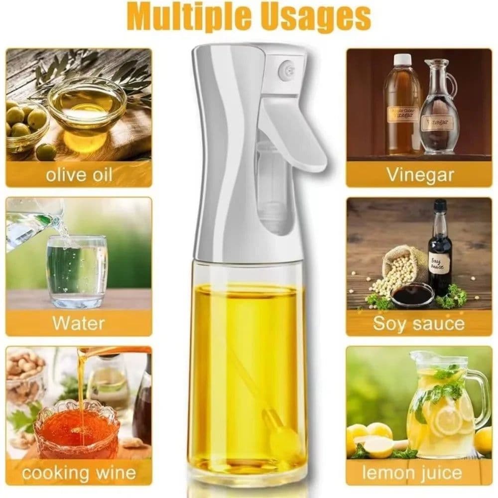 image-Oil Spray for Cooking - Olive Oil Dispenser Bottle Sprayer Mist-Reusable Food Grade Oil Vinegar,Spray Bottle Kitchen Accessories
