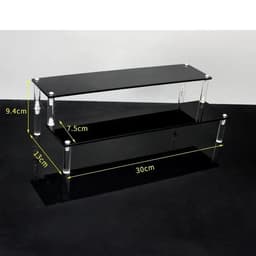 image-Acrylic Display stand for Amiibo Funko POP Figures,Cupcake Cosmetic Nail Polish Clay Figurine Jewelry for Display Stand Riser