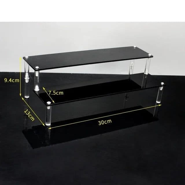 image-Acrylic Display stand for Amiibo Funko POP Figures,Cupcake Cosmetic Nail Polish Clay Figurine Jewelry for Display Stand Riser
