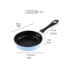 image-Mini Pan Non-stick Frying Pan Egg Frying Pan Kitchen Candy Toy Real Cooking Children Small Pot