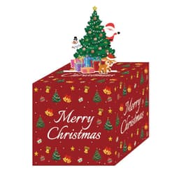 image-Red Christmas Money Box Christmas Party Decoration