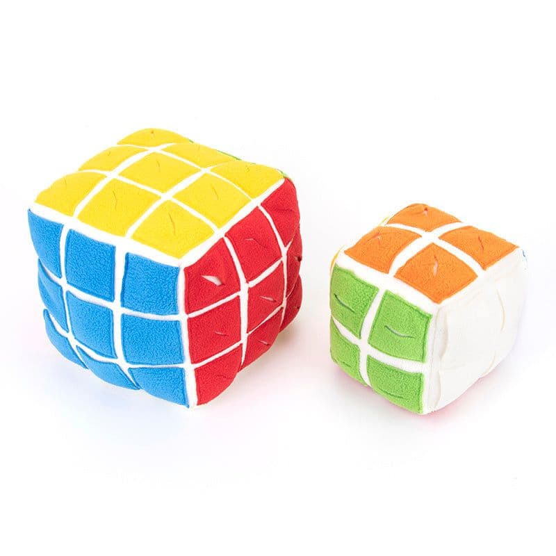 image-Pet Rubik's Cube Sniffing Toy Difficult Rubik's Cube Snuffle Toy Cat Dog Puzzle Hidden Food Cube Ball