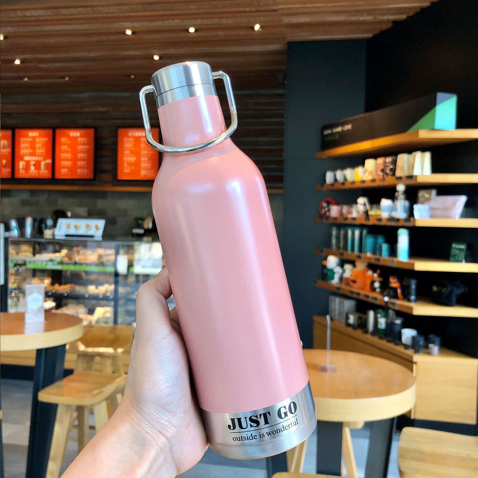 image-Simple And Portable Stainless Steel Water Cup