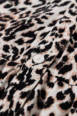 image-Leopard Print Tiered Maxi Dress - Wide Sleeves - Elegant & Stylish - Sizes S-XL