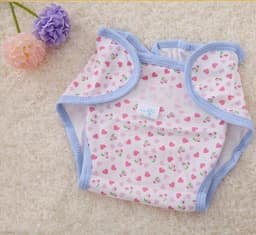 image-Cotton Cartoon Printed Cloth Diaper Washable Baby Diaper