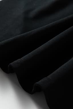 image-Black Leopard Print Patchwork Varsity Raglan Sleeve Sweatshirt Dress