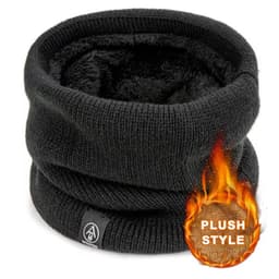 image-Fashion Soft Knitted Neck Warmer Sport Scarf Women Men Face Cover Winter Skating Running Warm Scarves Thick Cold-proof Collar