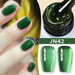image-BORN PRETTY Milky White Jelly Nude Gel Nail Polish 10ml White Translucent Soak Off Gel Vernis Semi Permanent Need UV Light Cure