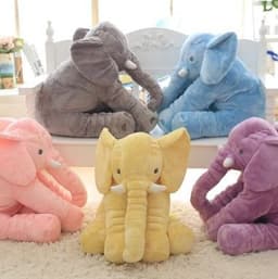 image-Elephant Doll Pillow Baby Comfort Sleep With