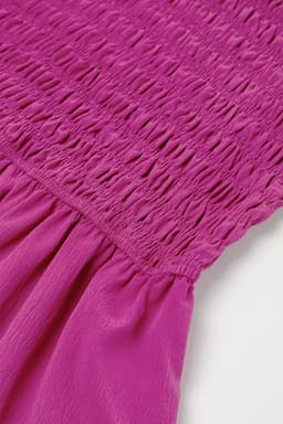 image-Rose Red Maxi Dress - Ruffled Straps, Smocked Ruched, Sizes S-XL