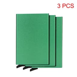 image-Rfid Smart Wallet Card Holder Metal Thin Slim Men Women Wallets Pop Up Minimalist Wallet Small Black Purse Vallet Walets for Men