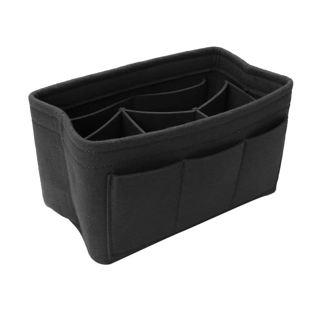 image-Felt Makeup Bag Organizer Insert Bag Handbag Multi-functional Travel Cosmetic Case Girl Toiletry Storage Bags 2019