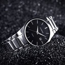 image-CURREN Top Brand Luxury Fashion Simple Men Watches Slim Steel Strap Waterproof Watch for Man Quartz Business Watch Clock 8106