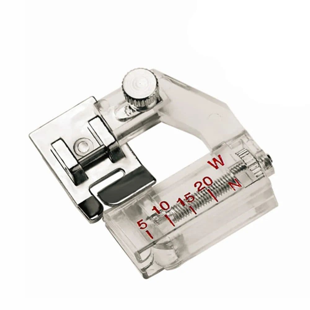 image-ADJUSTABLE BIAS TAPE SNAP ON 6290 BINDER FOOT AJUSTABLE BINDING SNAP-ON BIAS BINDER SEWING MACHINE PART PRESSER FEET AA7011