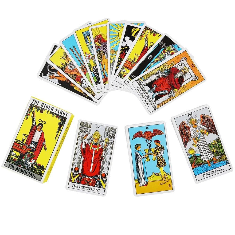 image-The Rider Tarot 78 Cards Deck Centenary Edition Tarot Rider-waite Board Game High Quality Card Stock Aeclectic Crisp Divination