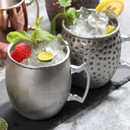 image-550ml Moscow Mule Copper Mug Handcrafted 304 Stainless Steel Cup Beer Cocktail Glass Coffee Cup Premium Gift For Drink Lovers