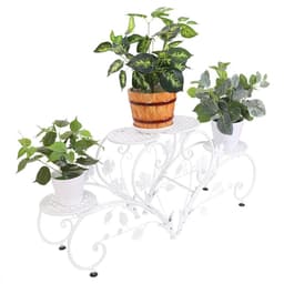 image-Classic Tall Plant Stand - Art Flower Pot Holder Rack