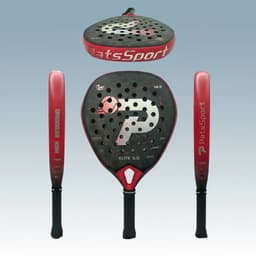 image-PatsSport Ready Ship 24K Carbon Fiber Gold Padel Racket 40mm With3D Spin Sand Finish Diamond Lightweight Eco-Friendly Durable 80
