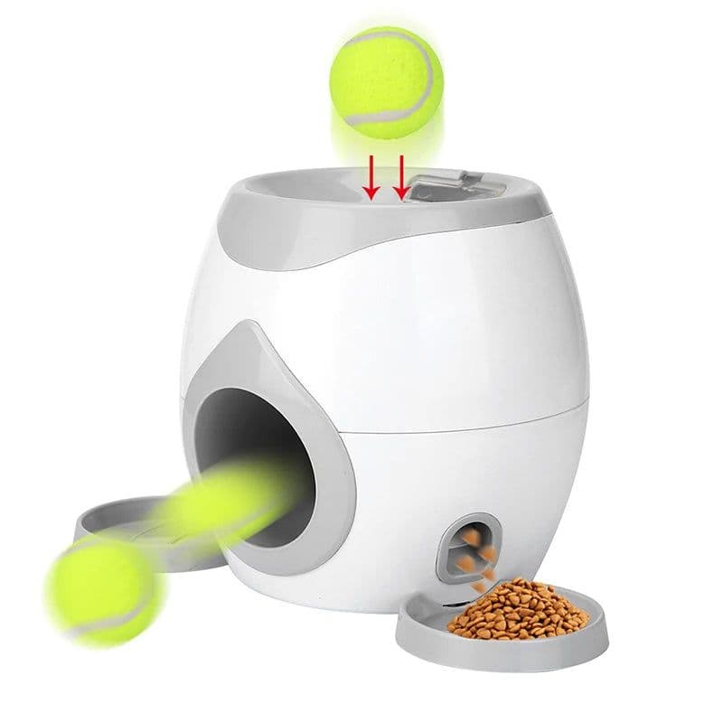 image-New Pets dogs accessories feeder Interesting things toys ball catapult Interactive dog toy tennis ball launcher machine games