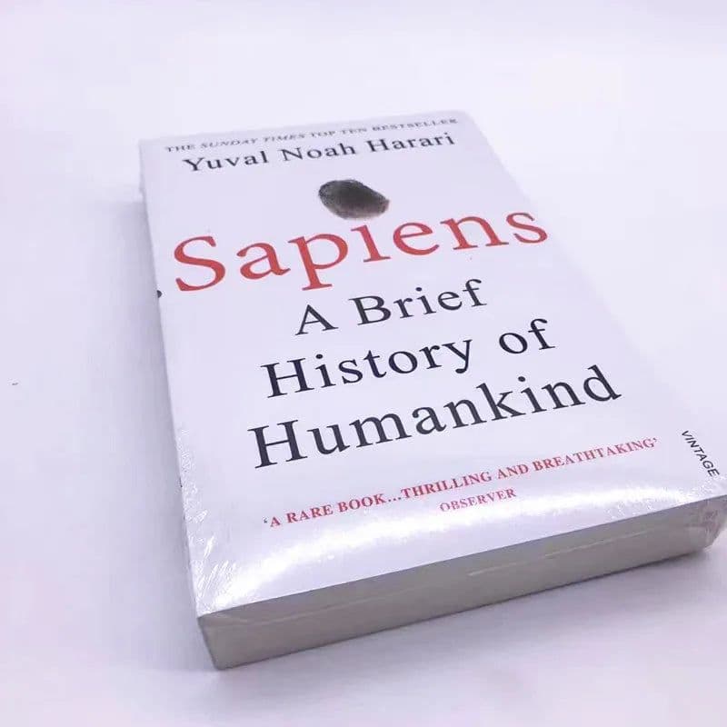 image-Sapiens: A Brief History of Humankind Yuval Noah Harari English Books Anthropological History Books Extracurricular Reading Book
