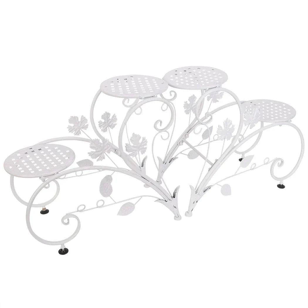 image-Classic Tall Plant Stand - Art Flower Pot Holder Rack