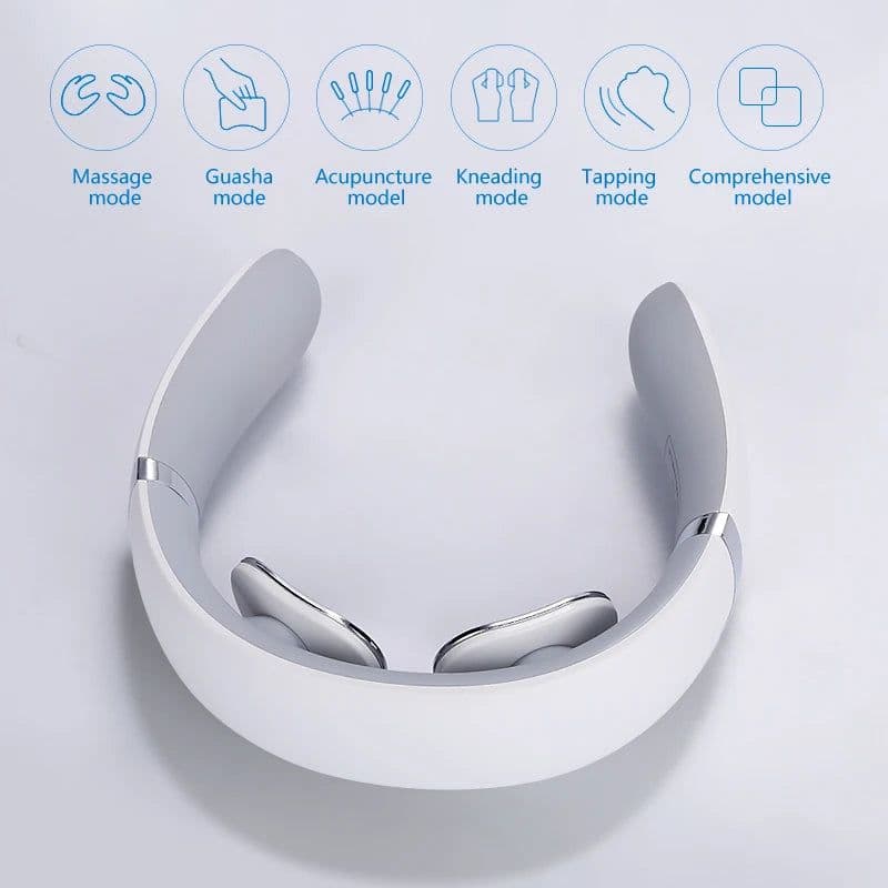 image-Cervical spine massager neck, shoulder and neck multifunctional cervical spine massager electromagnetic pulse heating neck guard manufacturer