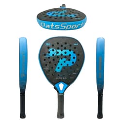 image-PatsSport Ready Ship 24K Carbon Fiber Gold Padel Racket 40mm With3D Spin Sand Finish Diamond Lightweight Eco-Friendly Durable 80