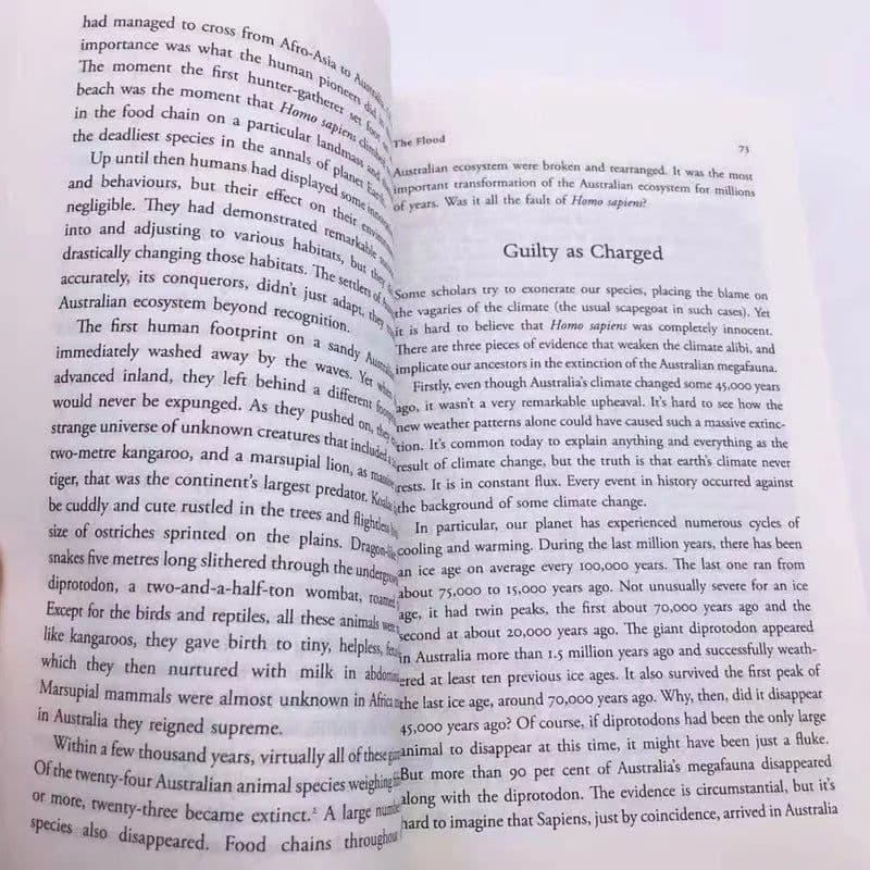 image-Sapiens: A Brief History of Humankind Yuval Noah Harari English Books Anthropological History Books Extracurricular Reading Book