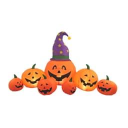 image-Halloween Inflatable Pumpkin Decoration with LED Lights