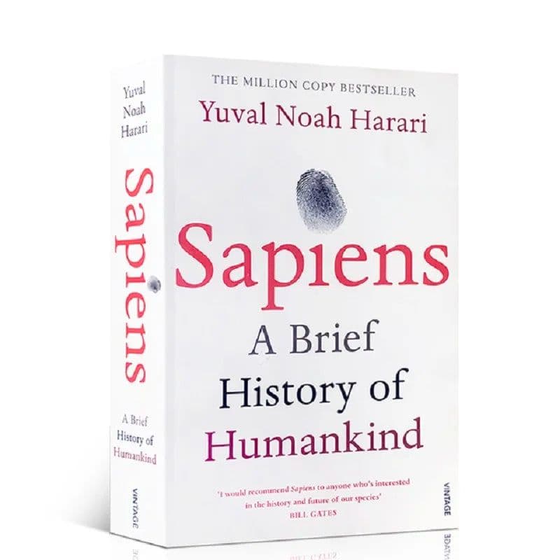 image-Sapiens: A Brief History of Humankind Yuval Noah Harari English Books Anthropological History Books Extracurricular Reading Book