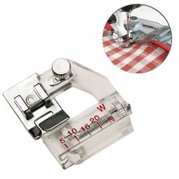 image-ADJUSTABLE BIAS TAPE SNAP ON 6290 BINDER FOOT AJUSTABLE BINDING SNAP-ON BIAS BINDER SEWING MACHINE PART PRESSER FEET AA7011