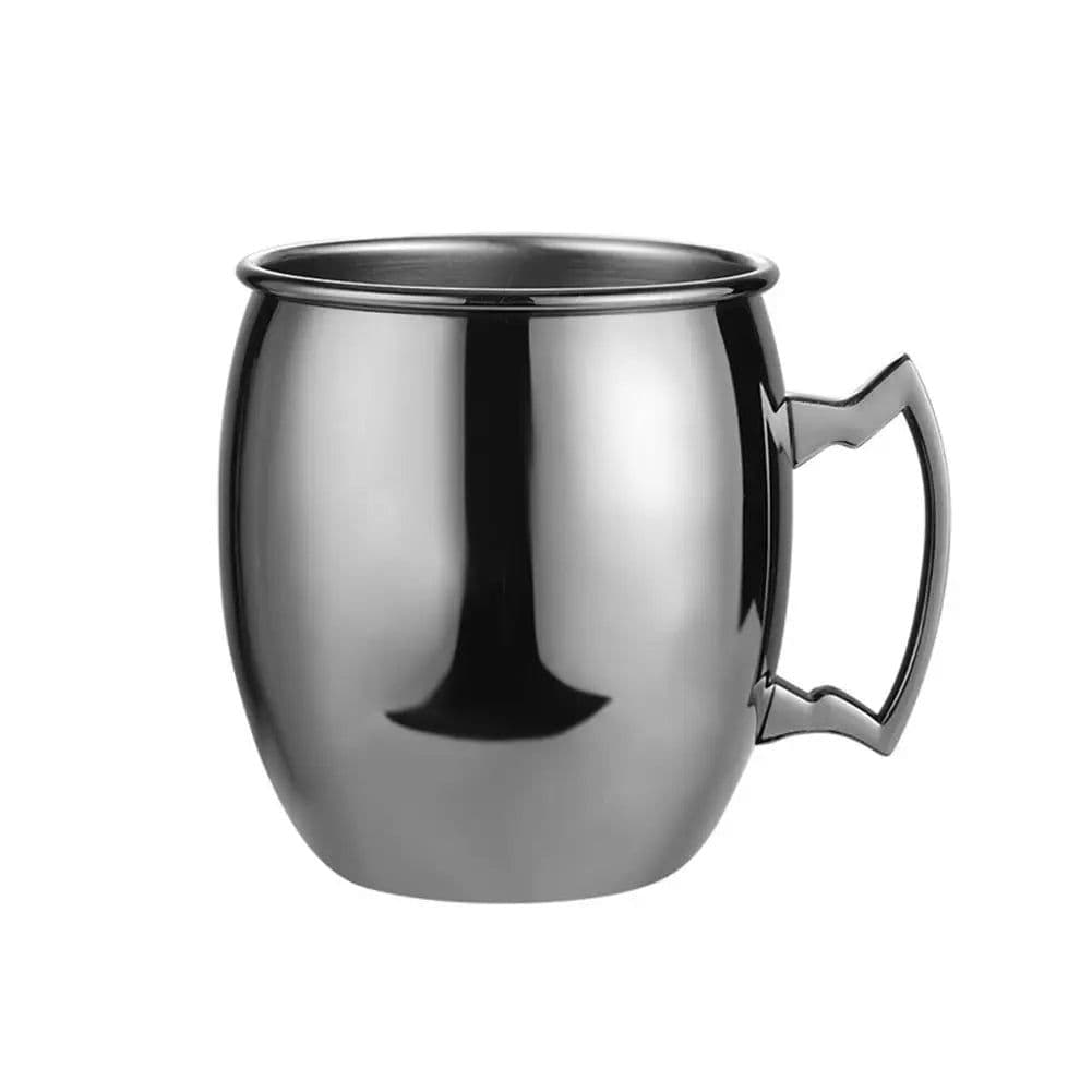 image-550ml Moscow Mule Copper Mug Handcrafted 304 Stainless Steel Cup Beer Cocktail Glass Coffee Cup Premium Gift For Drink Lovers