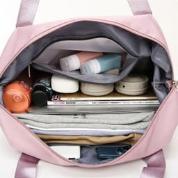 image-The new anti-splash, expandable travel bag, foldable storage duffel bag, dry and wet separation gym bag, lightweight ready-to-produce bag