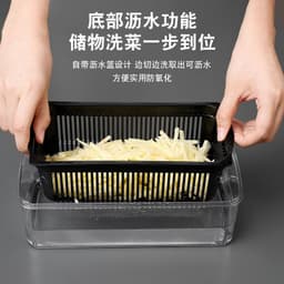 image-Creative and fashionable kitchen household vegetable cutter Liuhe All dishes are easy to use and do not hurt your hands. Household daily necessities tools