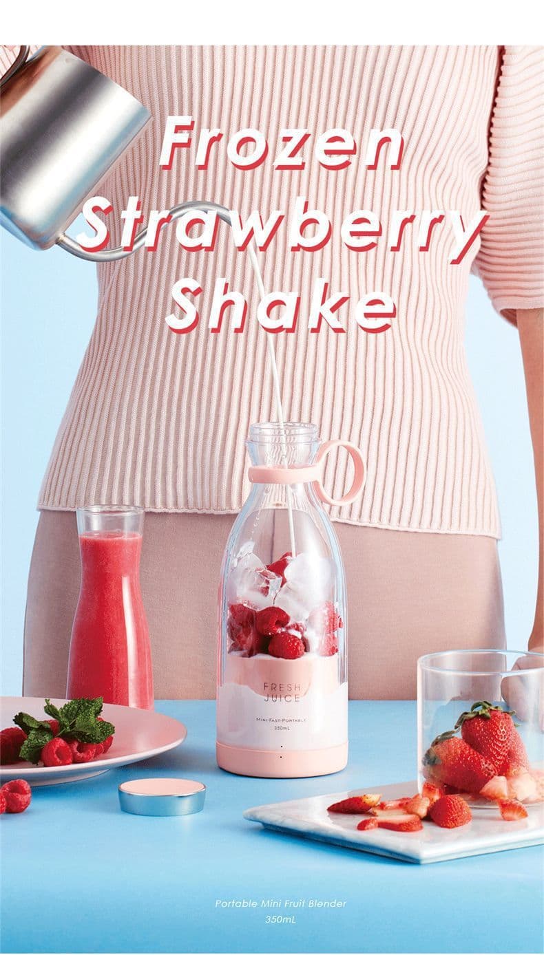 image-You II You Fruit Juice Cup Household Mini Portable Wireless Rechargeable Electric Fruit Mixing Cup Juicer Gift