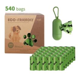 image-Cross-border new product dog poop bag poop picking bag dog dispenser environmentally friendly degradable poop picking bag car pet garbage bag