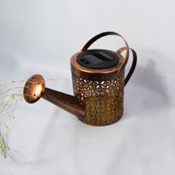 image-Source manufacturers solar garden lights, creative iron kettles, showers and lights, outdoor garden landscape decoration