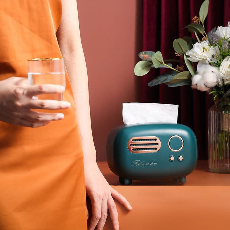 image-Creative tissue box living room light luxury home restaurant paper box remote control coffee table storage box cute girl pumping box