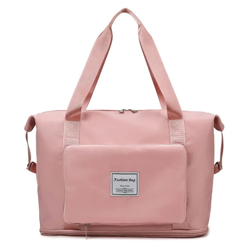 image-The new anti-splash, expandable travel bag, foldable storage duffel bag, dry and wet separation gym bag, lightweight ready-to-produce bag