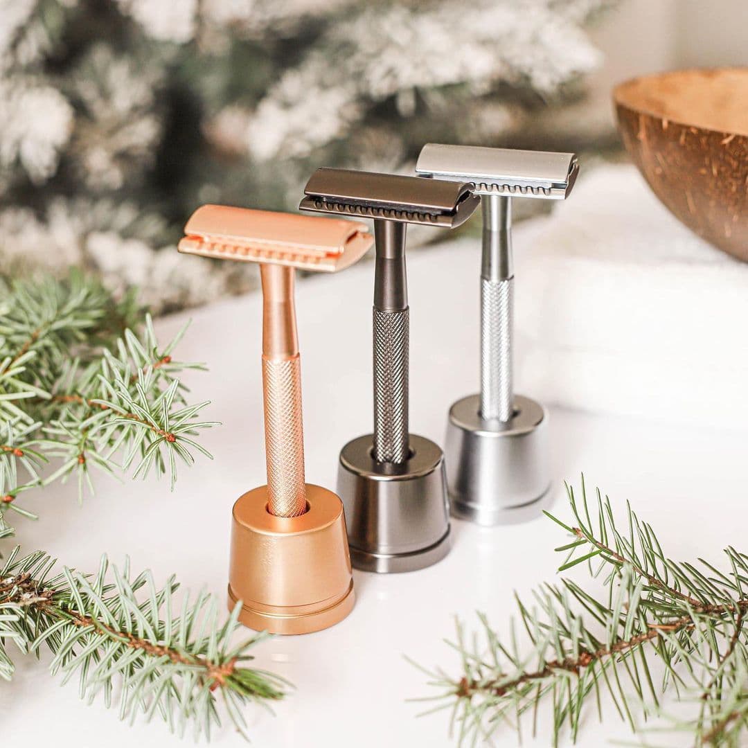 image-Amazon hot style manual vintage razor set men's razor vintage metal razor