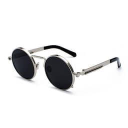 image-Punk Sunglasses 2021 New Cross-border Glasses Sunglasses Round Retro European Popular Funny Metal Sunglasses