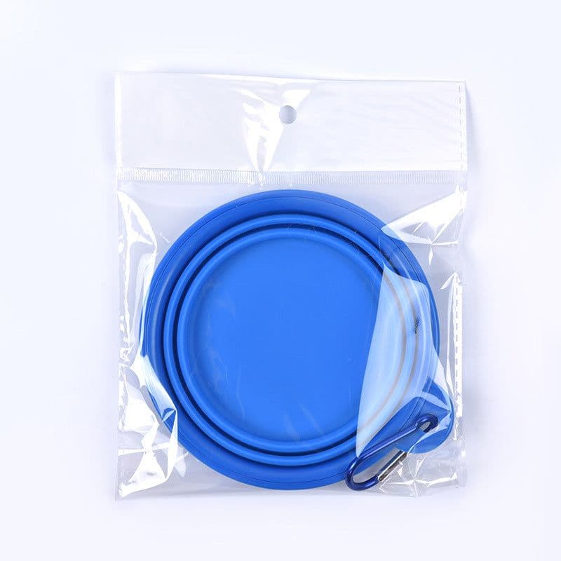 image-Factory Direct Supply Folding Small Dog Bowl Pet Bowl Outdoor Travel Portable Cat Bowl Spot Folding Pet Utensils