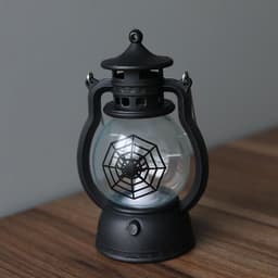 image-Retro kerosene lamp Christmas Halloween pumpkin portable pony lantern night light LED electronic decoration candle light