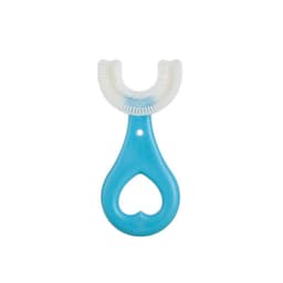 image-U-shaped silicone sonic baby toothbrush for lazy people with toothbrushing instrument oral cleaning U-shaped children’s toothbrush