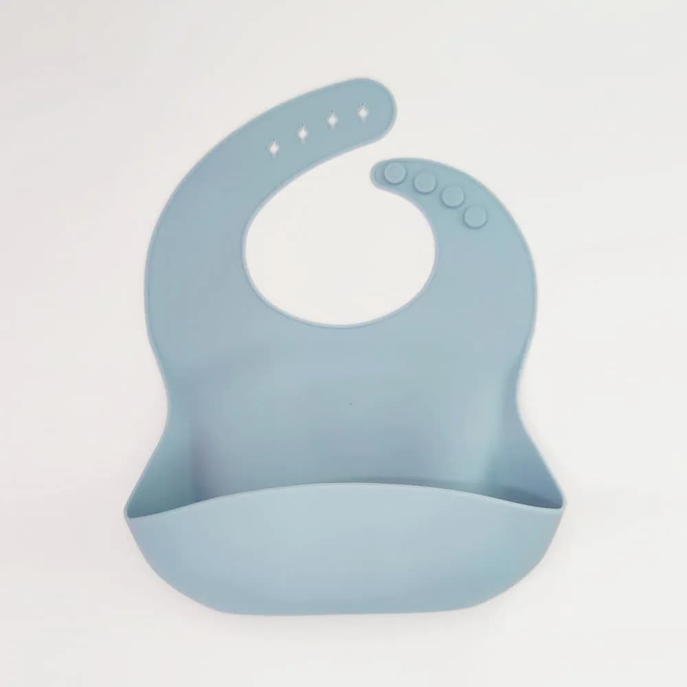 image-Baby eating bib bib baby silicone bib custom rice pocket soft silicone disposable waterproof feeding rice pocket