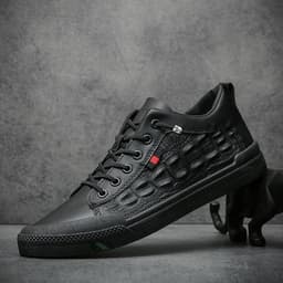 image-Shoes men's summer 2021 new Korean style trend all-match leather shoes men's casual shoes white shoes men's shoes 281