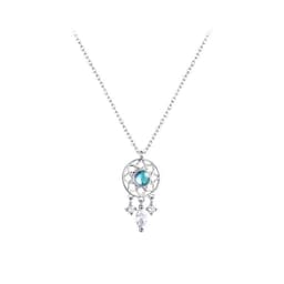 image-S925 sterling silver moonlight dream catcher element niche female necklace clavicle chain cold wind light luxury feeling girlfriend gift