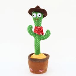 image-Cross-border electric cactus dancing cactus can dance, learn to speak, twist toy sand sculpture plush doll